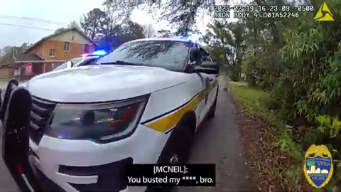 BODY CAM VIDEO: Jacksonville Officer Bowers' body cam from the arrest of William McNeil Jr.