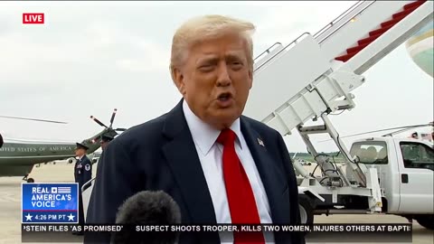 TRUMP RESPONDS TO BONGINO QUESTION