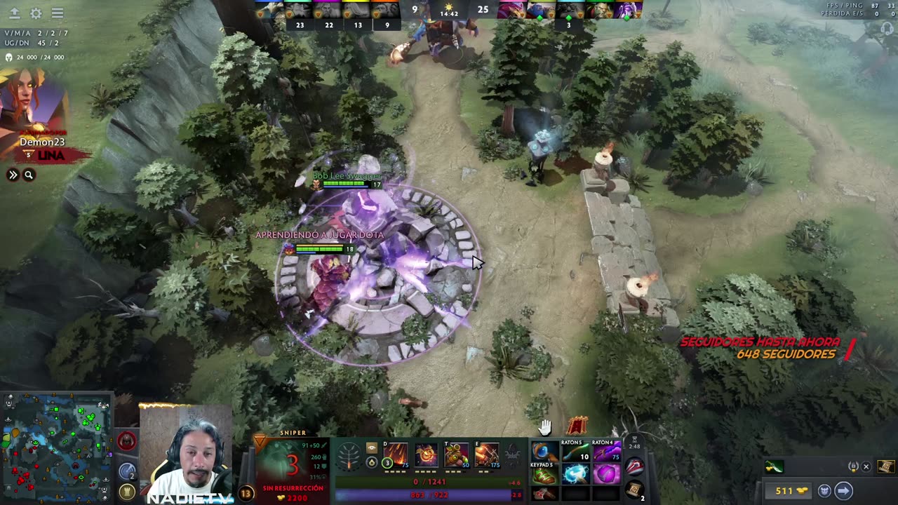 A relajarse con su dota #dota2live