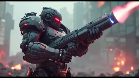 A Futuristic Combat Robot | Robot