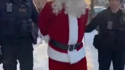 Santa gets arrested - funny!