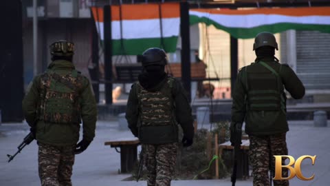 Indian military says Pakistani troops fired at positions along the border in disputed Kashmir