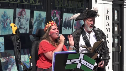 Plymouth Pirate weekend 17th May 2025 Devon England, with Cask performing pt6