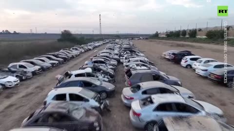 Israel Gaza die Autos der Festival Besucher