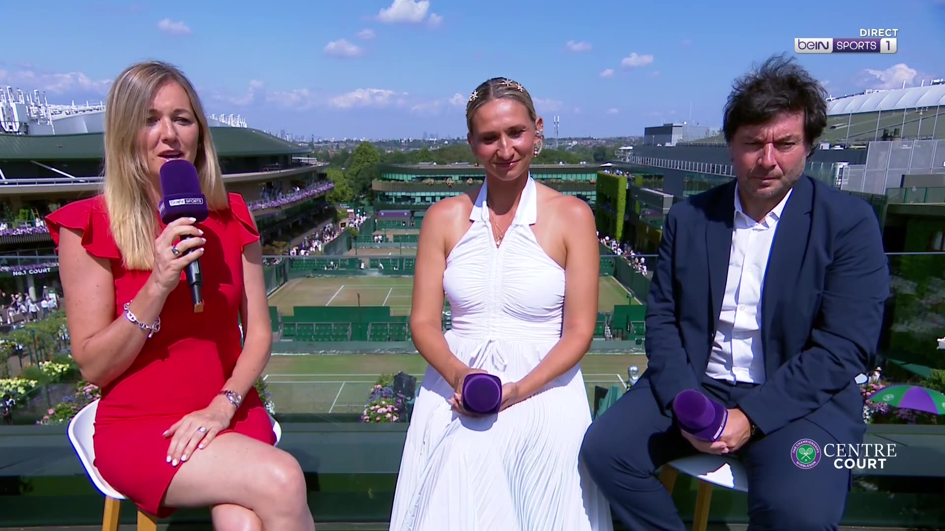 Mary Patrux et Tatiana Golovin 🎾 Wimbledon 2025 – Finale Messieurs (13_07_2025)