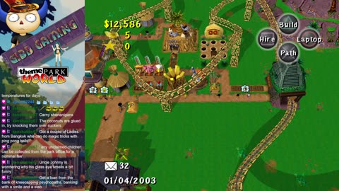 Theme Park World - Slowest rollercoaster ever