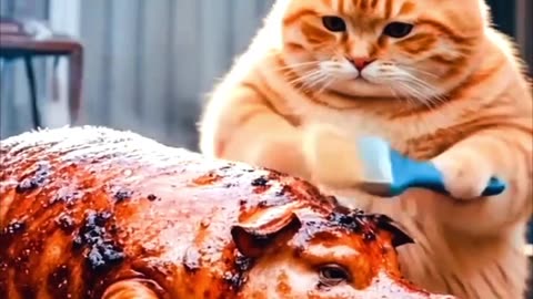 Cat calling rat dinner invitation