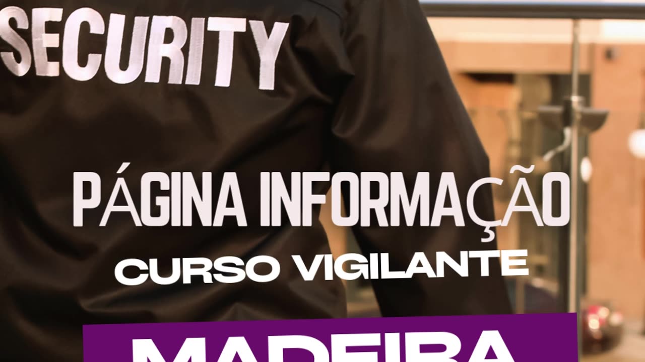 Curso formação vigilante Funchal