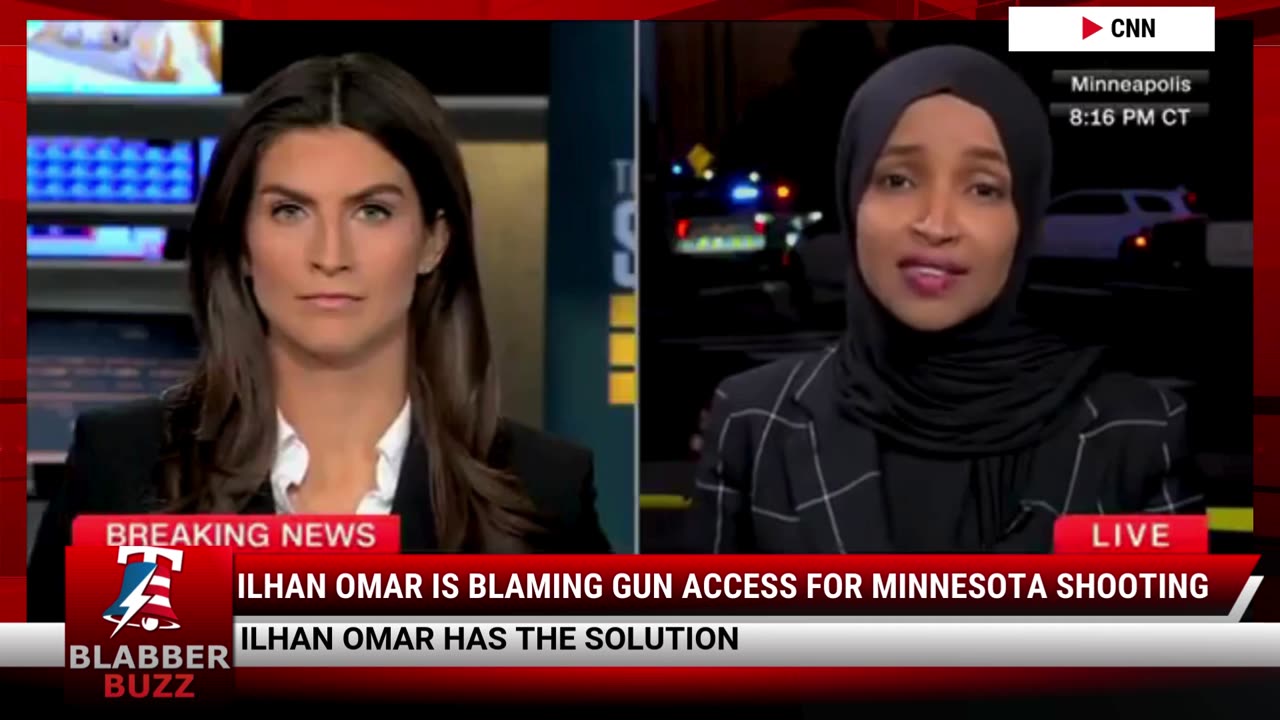 Ilhan Omar Is Blaming Gun Access For Minnesota Shooting