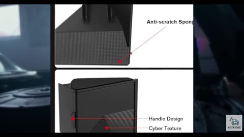 For Tesla Cybertruck 2PCS Door Built-in Hidden Full Surround Organizer ABS Mate