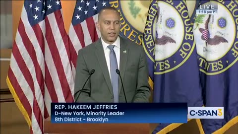 Hakeem Jeffries slams the settlement between the DOJ and the Babbitt family