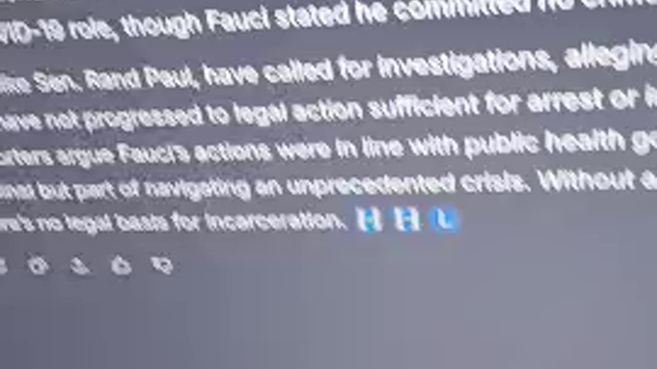 trial for fauci !!!!