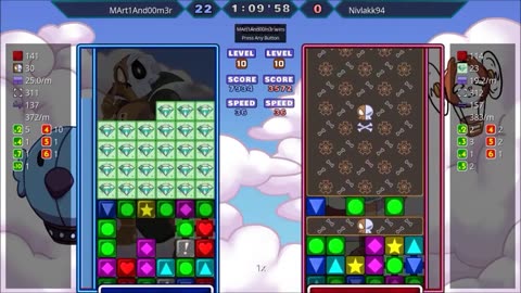 Panel Attack 2-Player Casual (12-14-2025): MArt1And00m3r vs. Nivlakk94