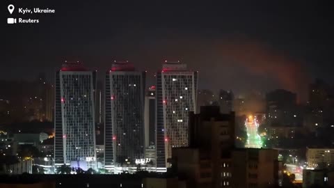 Reuters video on Kyiv bombing