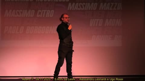 Abano T. 09.11.2025 - 5 Anni da Leoni con Riccardo Rocchesso