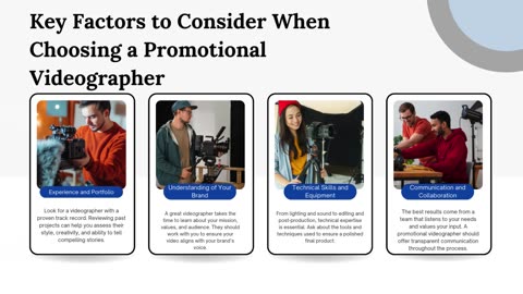 Choosing the Right Promotional Videographer What You Must Know