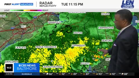 Cooler, calmer Wednesday in Maryland