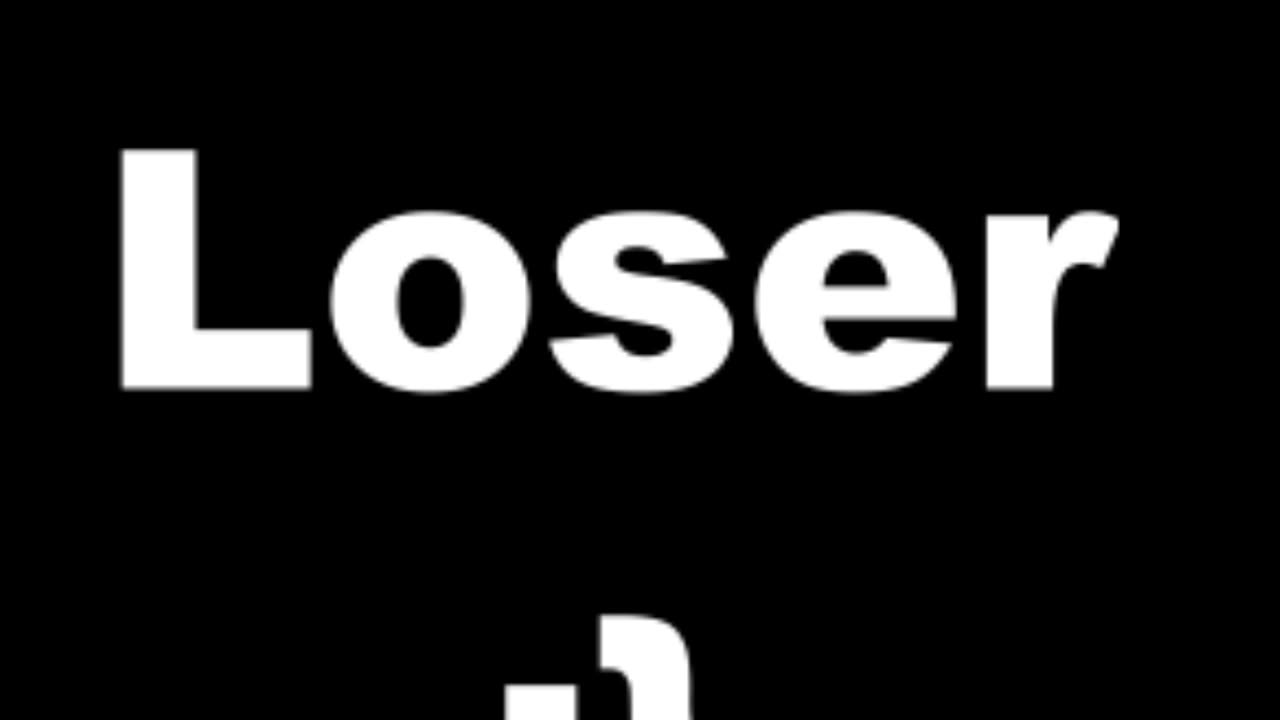 Can You Spell With Me: Loser