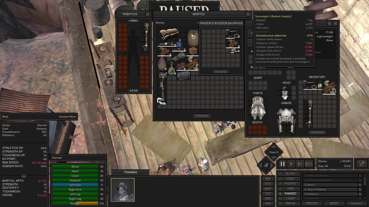 Shoji fortifies in his journey. (SJ-6)