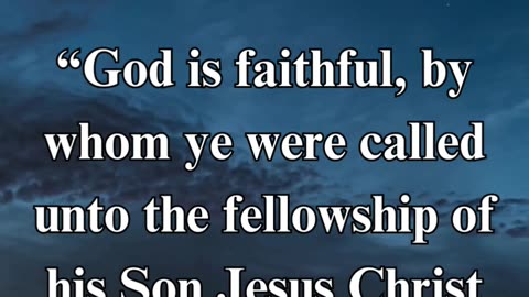 1 Corinthians 1:9
