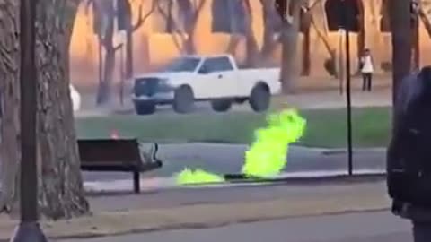 🌈🔥 Watch a Neon Flame Burn on a Sewer! | FeedMyCuriosity