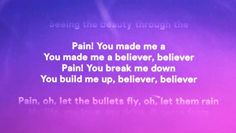 Imagine Dragons - Believer (Lyrics)