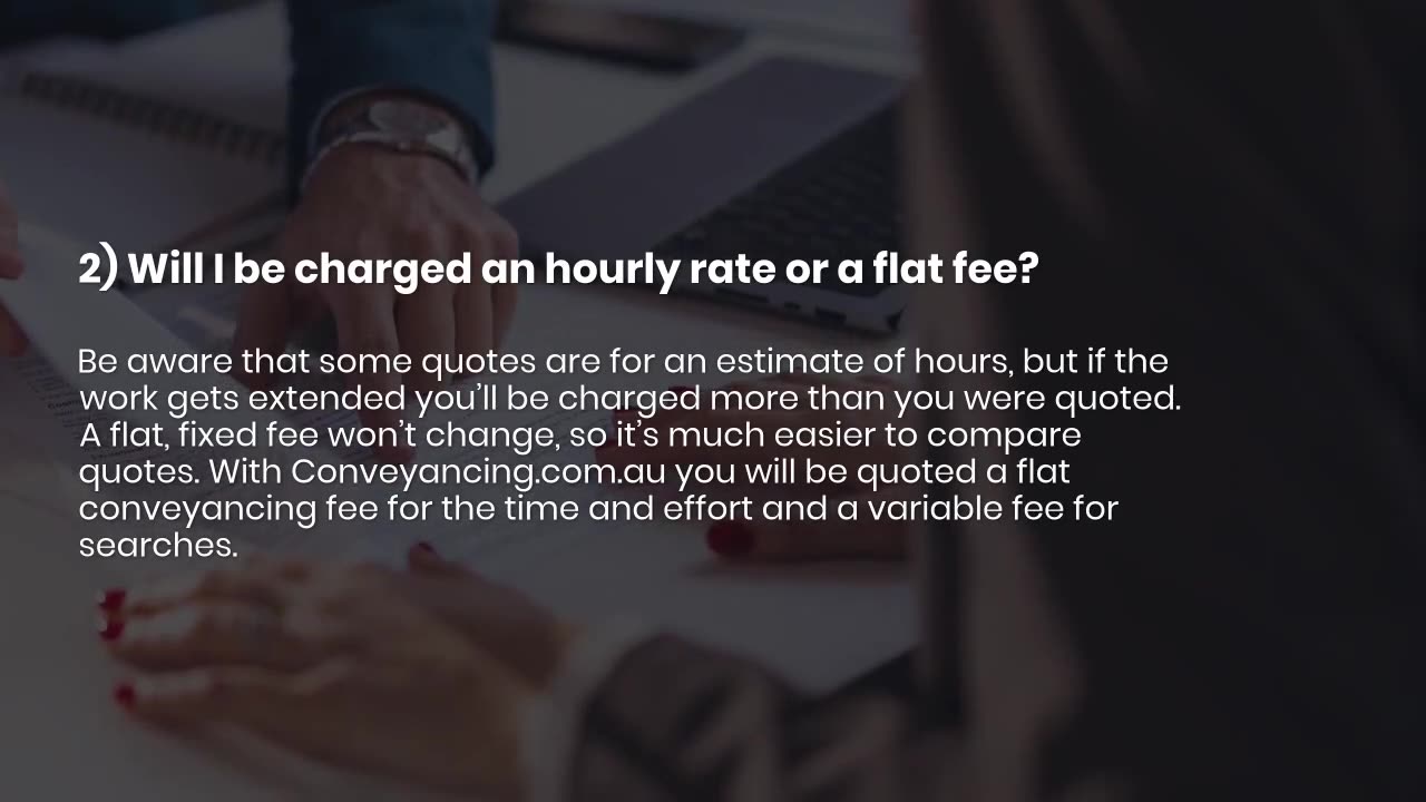 Conveyancing fees explained when buying in VIC