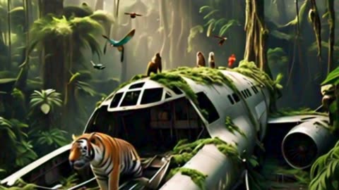 Forgotten Plane Wreck Discovered in the Heart of the Wild"