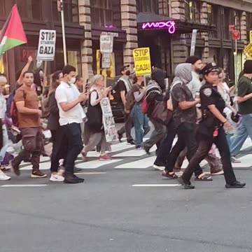 Marching for Gaza and all of Palestine 🇵🇸.