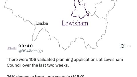 Lewisham, London Planning Application Numbers