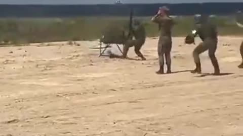 Wonder how many soldiers are lost during training …. That was close.