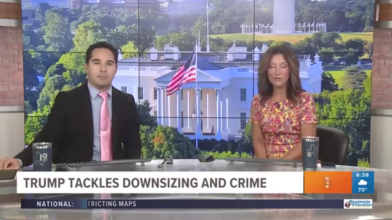 Trump tackles downsizing and crime