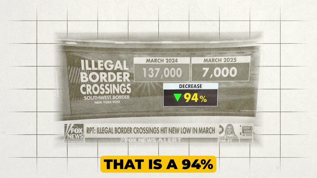 Border Crossings Down 94% in March