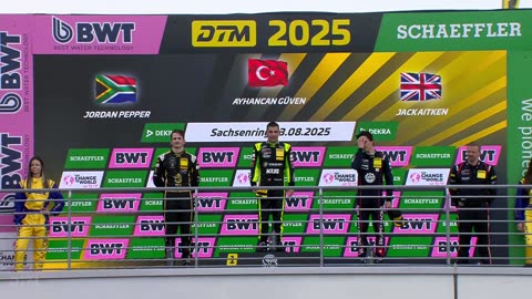 DTM 2025 Race 1 Sachsenring Ayhancan Guven 3rd Win