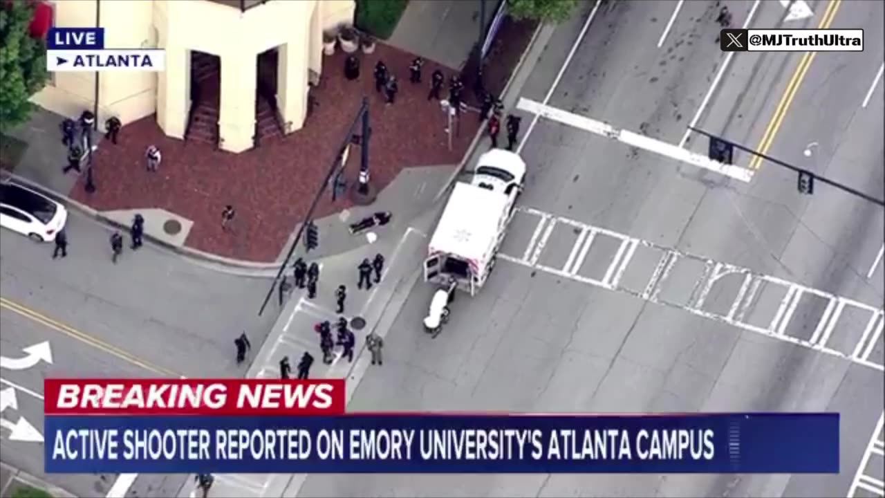 Active shooter reported near Emory University in Atlanta, Georgia.