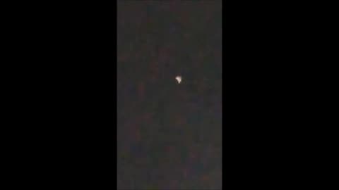A man captures a UAP plasmoid UFO over New York City, USA