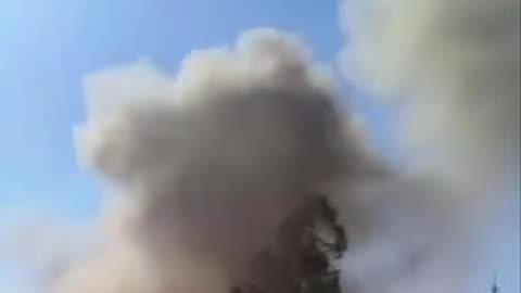 Israeli attack in Al-Kiswah, southern Damascus.