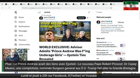 Live 277: Kash Patel croit-il vraiment au suicide d'Epstein? + Carney a-t-il bien fait contre Trump?