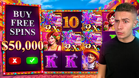 $50,000 Bonus Buy on HOT FIESTA 🍸 (50K Bonus Buy Series #12)