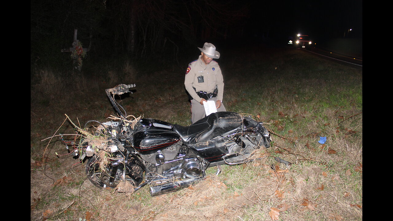 FATAL MOTORCYCLE CRASH, ONALASKA TEXAS, 03/16/25...