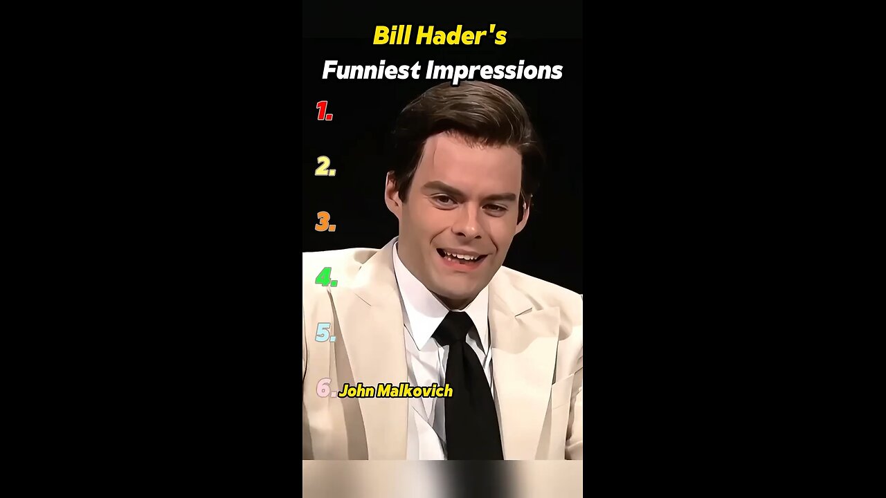 Bill Hader's Funniest Impressions!