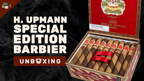 H. Upmann Special Edition Barbier Unboxing | Dual-Wrapper Barber Pole Cigar Presentation