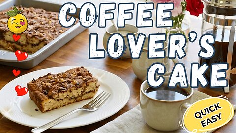 The Best Viral Moist Espresso Coffee Cake