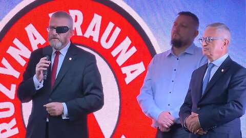 Grzegorz Braun. Konfederacja Korony Polskiej - Koszalin (13.09.2025)