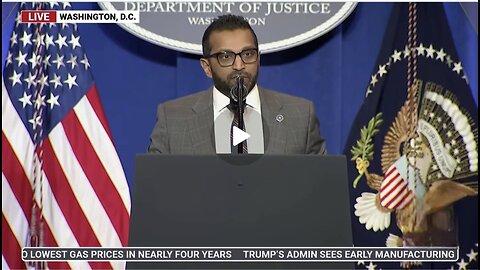 WATCH: FBI Director Kash Patel Gives Remarks at the DOJ