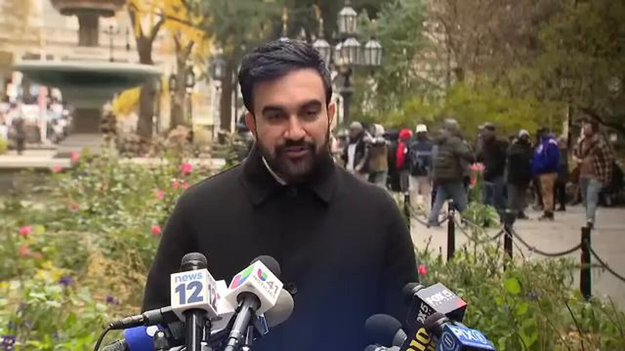 Zohran Mamdani Holds a Press Conference on District and State Issues - November 20, 2025