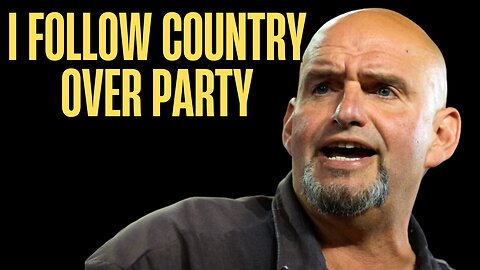 Fetterman Turns on His Own Party LIVE on Stage