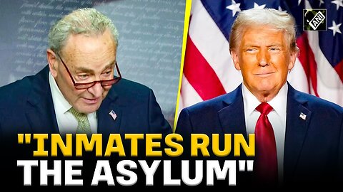 Senate Minority Leader Chuck Schumer takes questions from reporters, blasts Trump’s tariffs