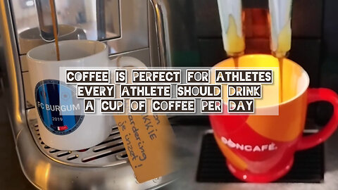 Coffee is perfect for athletes Every athlete should drink a cup of coffee per day