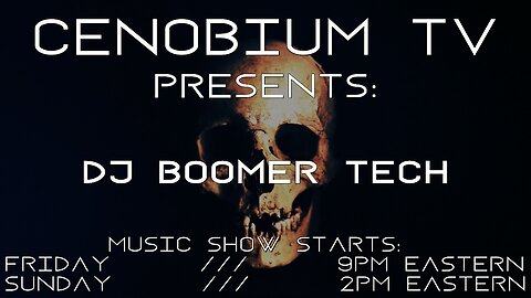06-27-25 DJ Boomer Tech Live - #Techno #Techhouse #Electro #Breakbeat #Live #Art